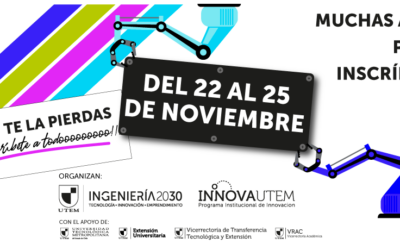 En Noviembre comienza la Semana de la Innovación UTEM 2021